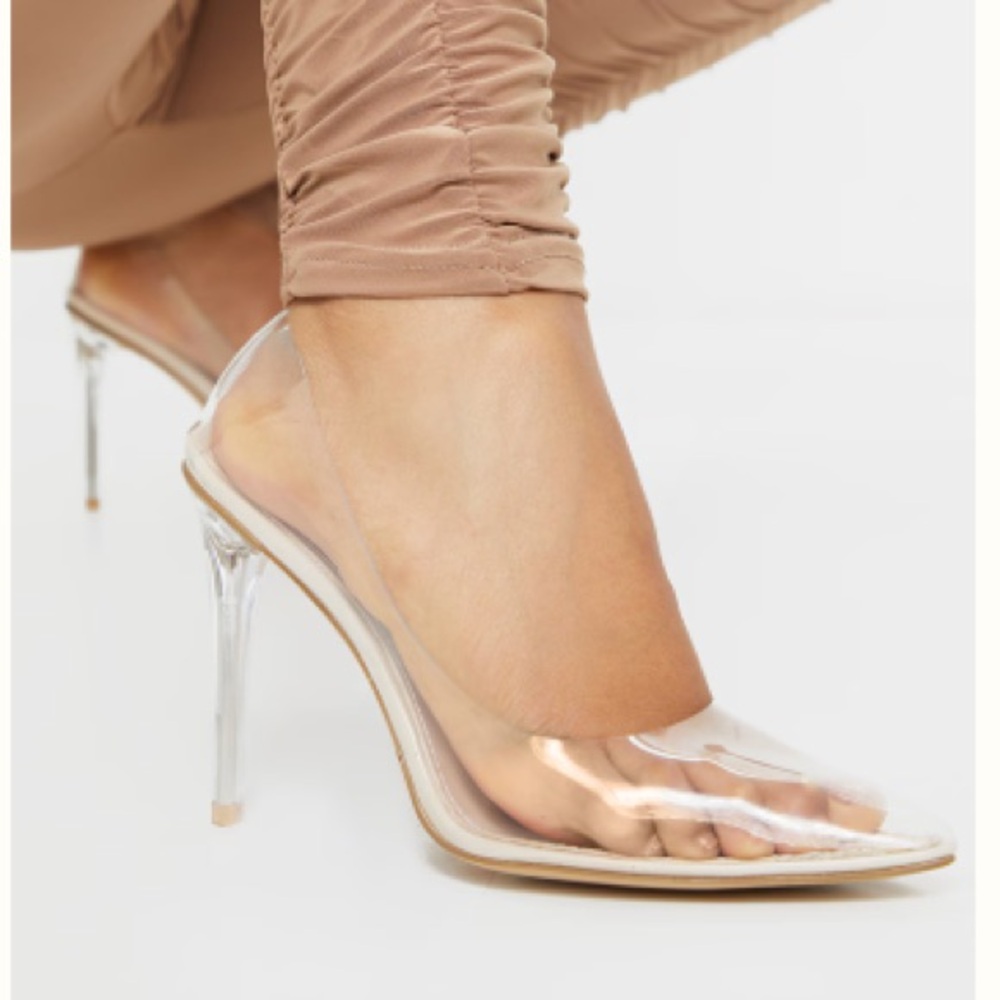 PrettyLittleThing Transparent Heels